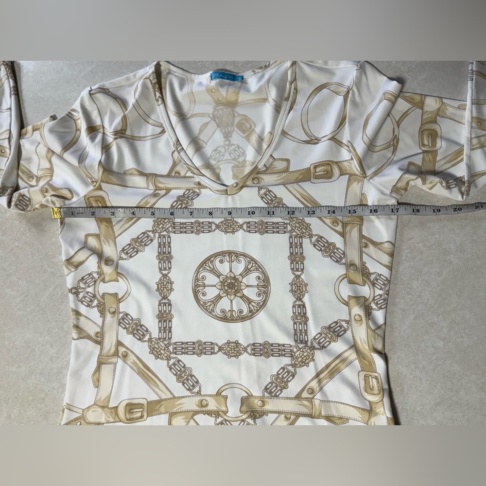 J. Mclaughlin Equestrian Baroque Patterned Knitte… - image 6